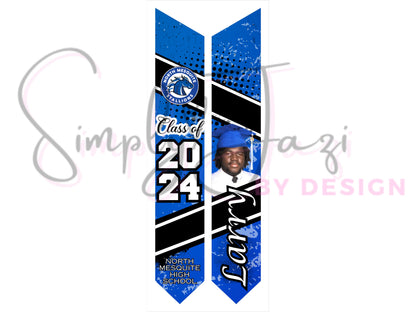 Editable Graduation Stole, Customizable Grad Stole, Canva Template, Sublimation Grad Stole, Graduation 2024, Senior Grad Stole, Senior 2024